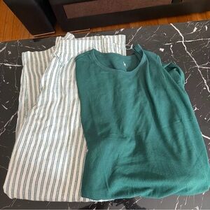 Gap flannel pajama set size L